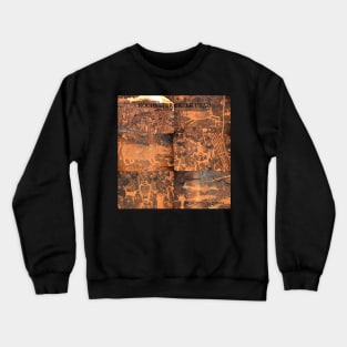 Rochester Creek Utah petroglyph site Crewneck Sweatshirt